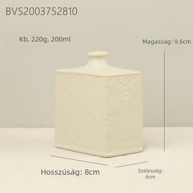 70–200 ml kerámia aromaterápiás diffúziós üveg, dekoratív dísztárgy, kis virágtartó váza