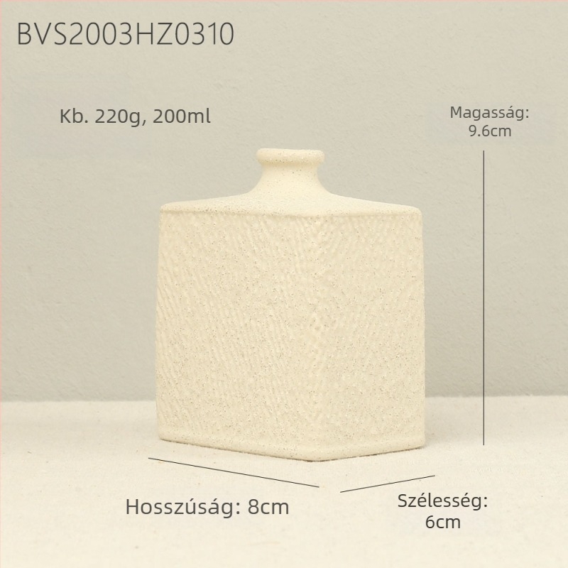 70–200 ml kerámia aromaterápiás diffúziós üveg, dekoratív dísztárgy, kis virágtartó váza
