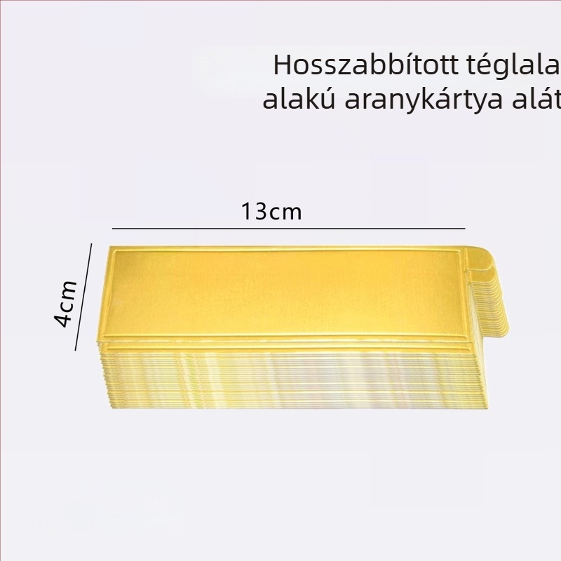 Háromszög alakú tortaalátét szifon mousse tortához, Baszk sajttorta alja, arany karton