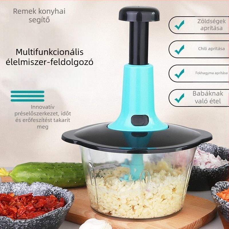 Kézi multifunkcionális zöldségvágó szeletelő, háztartási használatra