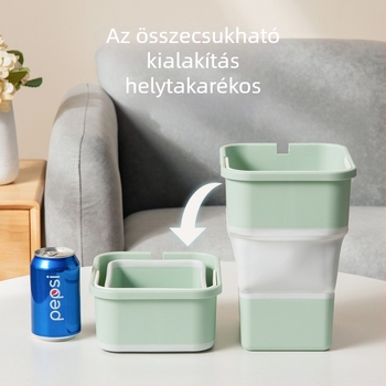 Új multifunkcionális összecsukható autós szemetes fedéllel