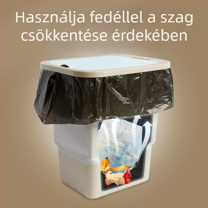 Új multifunkcionális összecsukható autós szemetes fedéllel