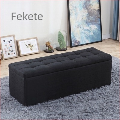 Textil bevonat cipőcserélő szék cipősszekrénnyel, háztartási tárolópad, téglalap alakú ülőbútor