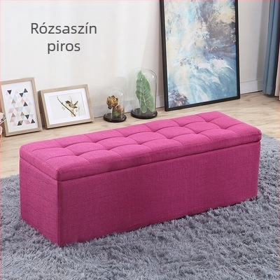 Textil bevonat cipőcserélő szék cipősszekrénnyel, háztartási tárolópad, téglalap alakú ülőbútor