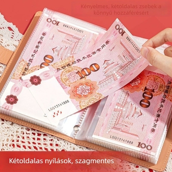 Vízálló pénztárca könyv, nagy kapacitású, új modell, bankjegy- és érmetároló, anime mintával