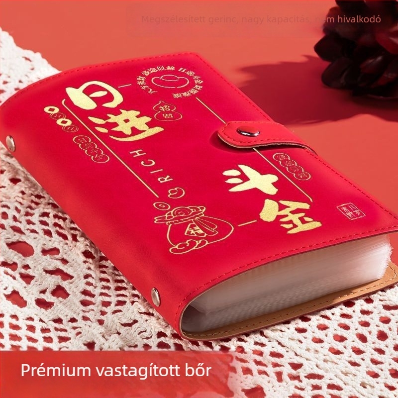 Vízálló pénztárca könyv, nagy kapacitású, új modell, bankjegy- és érmetároló, anime mintával
