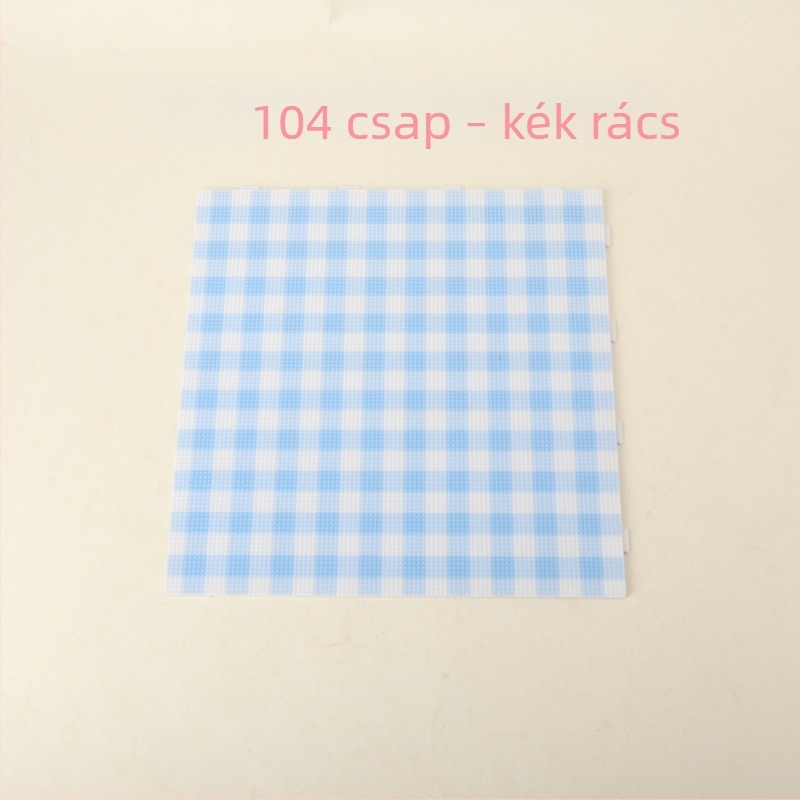 104 darabos gyöngy-tábla készlet 2.6 mm-es DIY fúzióval, hosszú tűk, hőálló tároló doboz, játék készlet