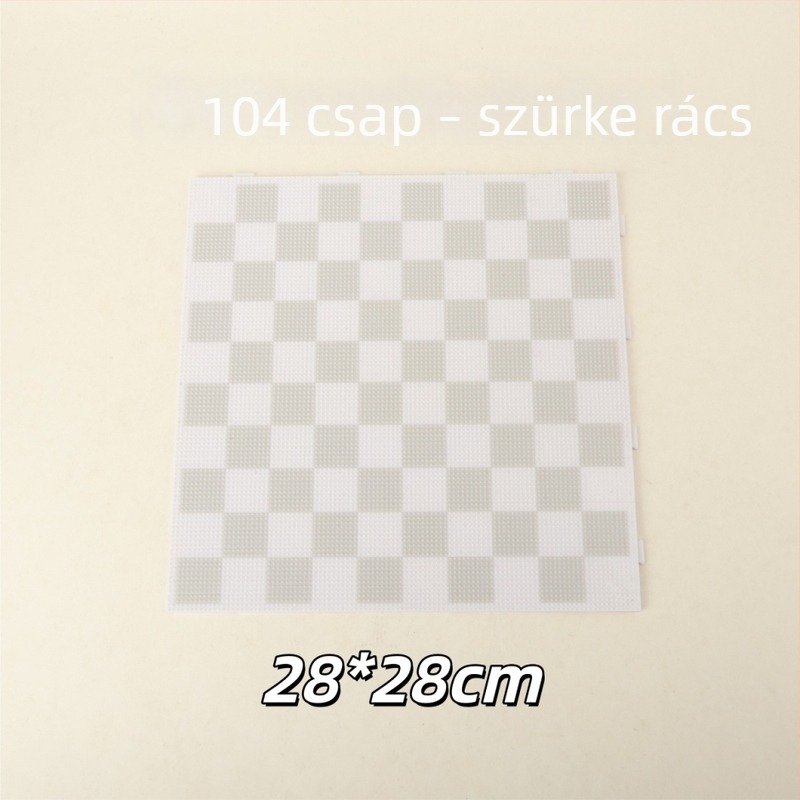 104 darabos gyöngy-tábla készlet 2.6 mm-es DIY fúzióval, hosszú tűk, hőálló tároló doboz, játék készlet