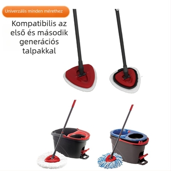 Kicserélhető mopfej, kompatibilis az Oceda Gen1/Gen2-vel, háromszög alakú lapos fej