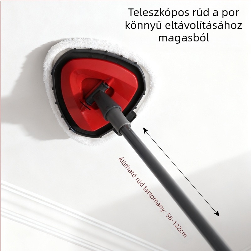 Kicserélhető mopfej, kompatibilis az Oceda Gen1/Gen2-vel, háromszög alakú lapos fej