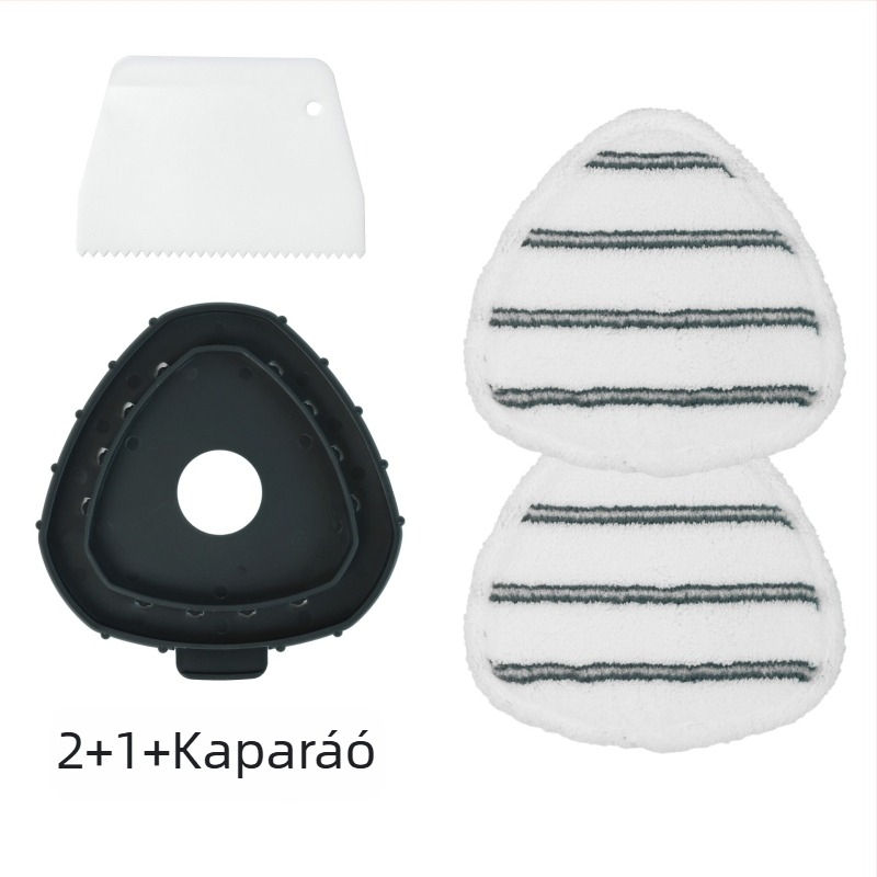 Kicserélhető mopfej, kompatibilis az Oceda Gen1/Gen2-vel, háromszög alakú lapos fej