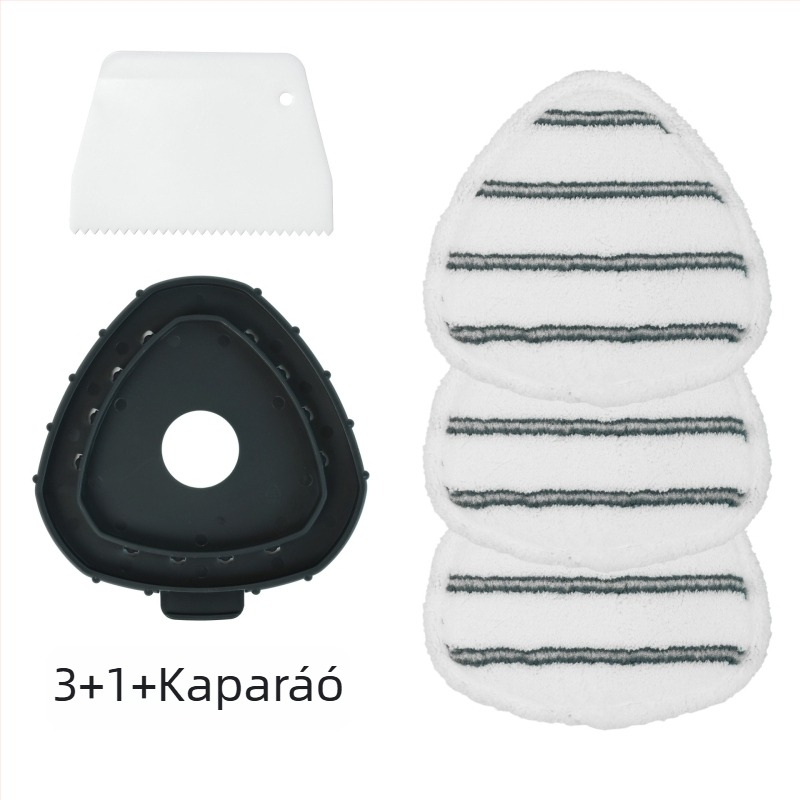 Kicserélhető mopfej, kompatibilis az Oceda Gen1/Gen2-vel, háromszög alakú lapos fej