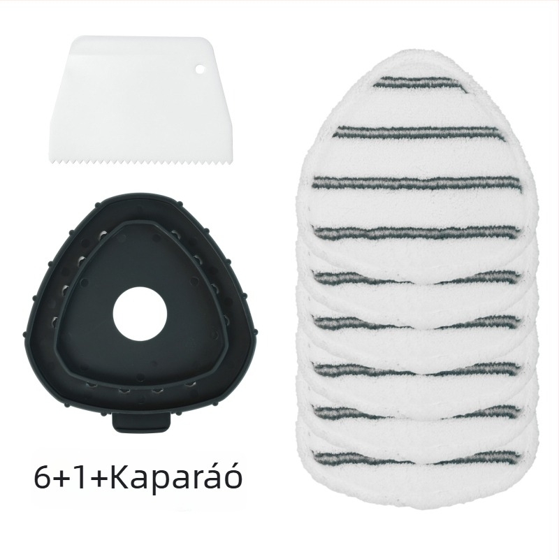 Kicserélhető mopfej, kompatibilis az Oceda Gen1/Gen2-vel, háromszög alakú lapos fej