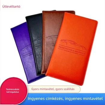 PU bőrből készült útlevél tartó antimagneses védelemmel, nyomtatott logóval testreszabható, mágneses zár