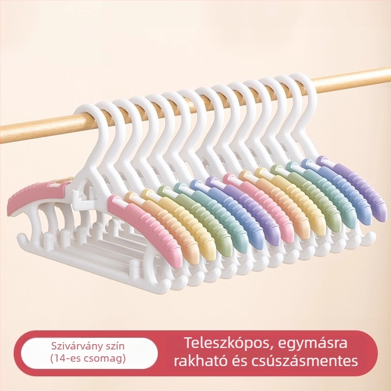 Állítható ruhatartó babáknak és gyerekeknek