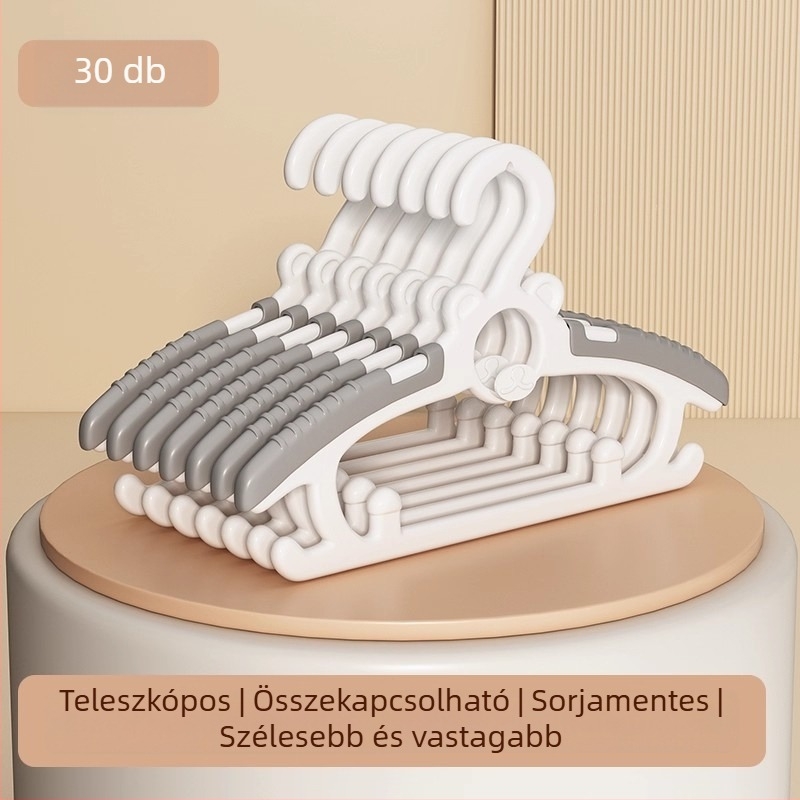 Állítható ruhatartó babáknak és gyerekeknek