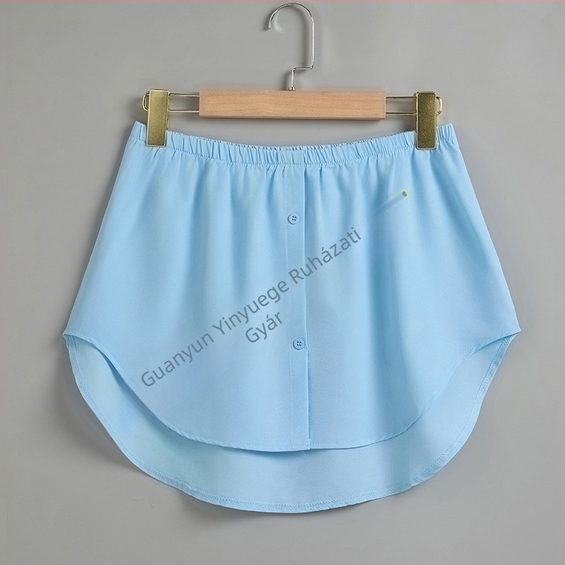 Női pulóver beépített belső szoknyával és hamis szegéllyel
