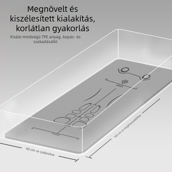 Csúszásmentes jóga matrac férfiaknak, speciális edzéshez hasizom-görgőhöz, 90 cm széles, otthoni használatra, ütéscsillapító és csendes felület