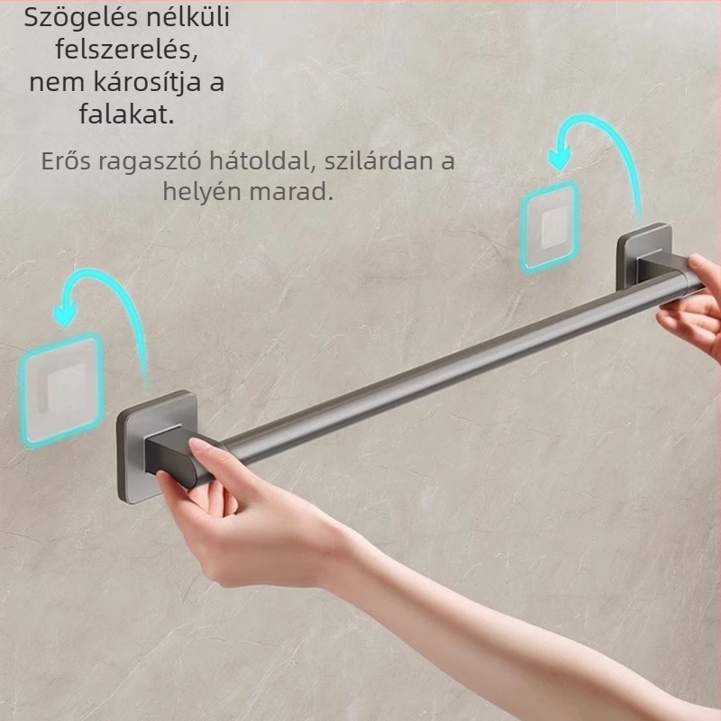 Fali fürdőszobai cipő- és papucs-tartó, drenázs funkcióval, fúrás nélkül, többfunkciós
