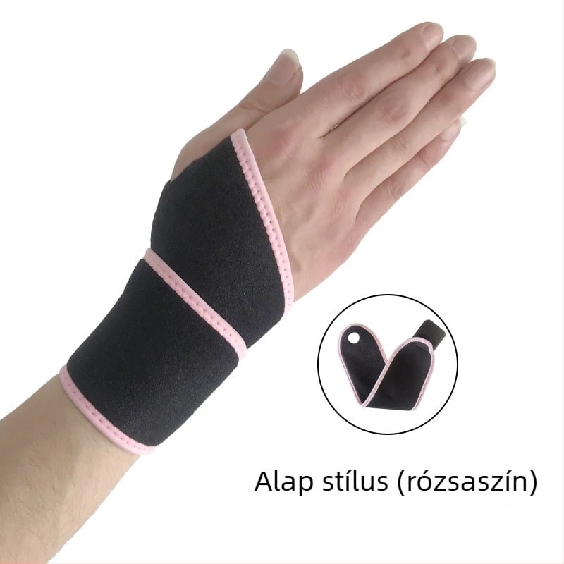 Légáteresztő sportkarszalag állítható csuklópánttal — ideális kosárlabdához, fitneszhez, fekvenyomáshoz és súlyemeléshez TFCC hüvelykujj-csattal