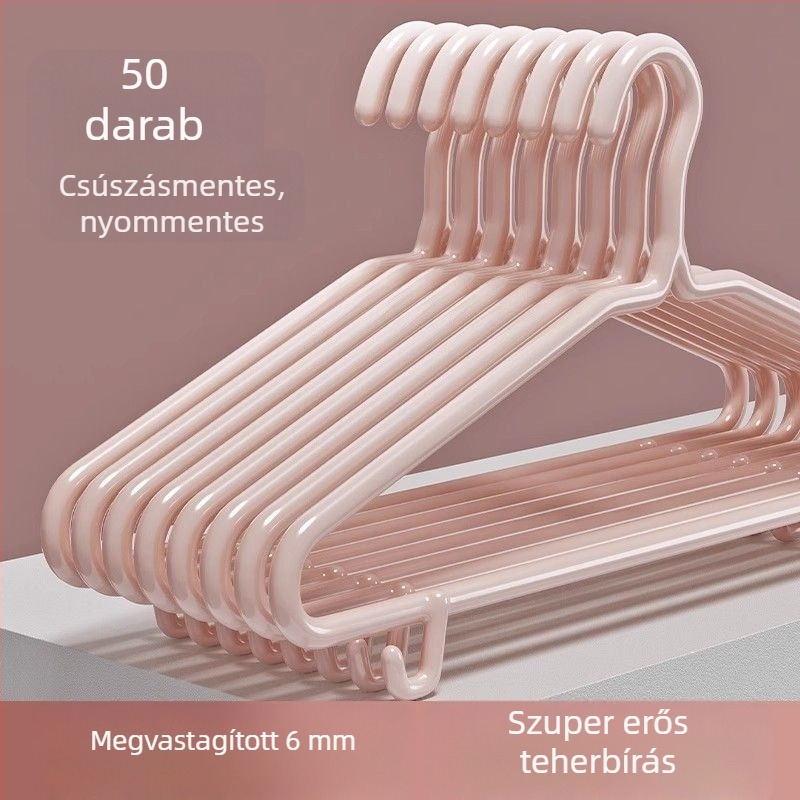 Vastagított ruhaszárító otthoni használatra, új modell 2025, nyom nélkül használható kollégiumi ruhaszárító, diákok részére, vállvédő szögletes tartó