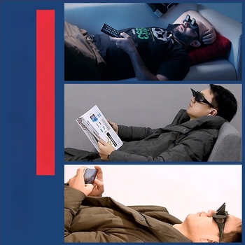 Fekve nézhető szemüveg: TV-nézés, olvasás és iPad használata