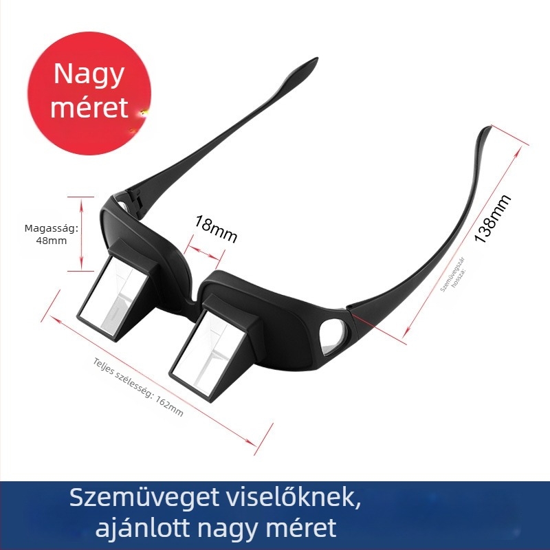 Fekve nézhető szemüveg: TV-nézés, olvasás és iPad használata