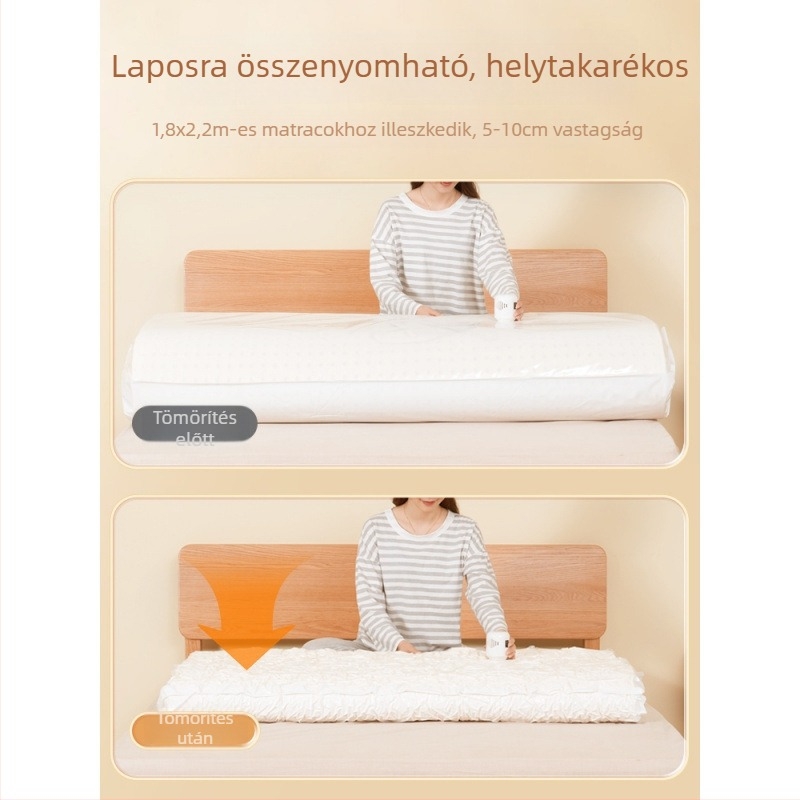 2YK Kollégiumi latex matrac tároló vákuumos táska ruhákhoz és takarókhoz