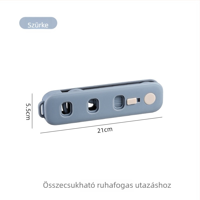Összecsukható utazó ruhaszárító akasztó, hordozható, multifunkcionális utazásokhoz és szállodai használatra, több lyukú