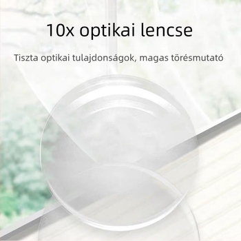 HD optikai nagyító szilikon fogantyúval, csúszásmentes, kézben tartva idősek számára