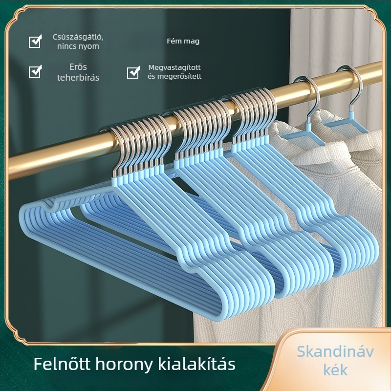 Otthoni használatra készült ruhafogas, csúszásmentes, vállnyomok elleni védelem, ruhák szárítására szolgáló különleges tartó, gardrób-tartó