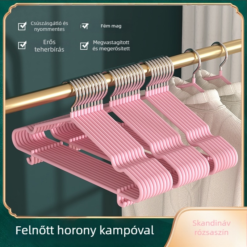 Otthoni használatra készült ruhafogas, csúszásmentes, vállnyomok elleni védelem, ruhák szárítására szolgáló különleges tartó, gardrób-tartó