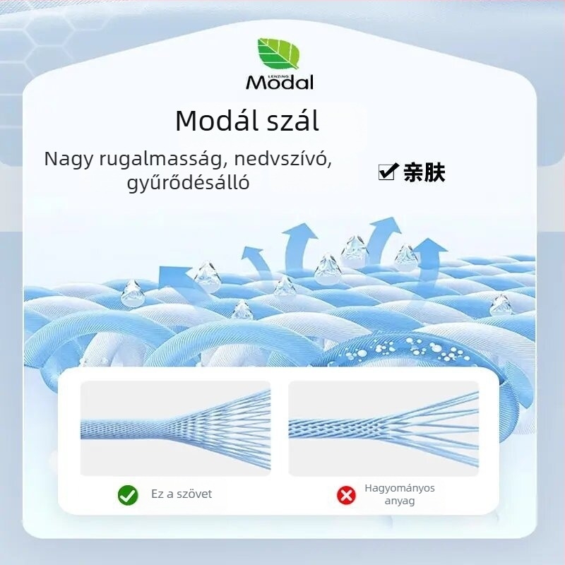 Modal anyagú ing, vasalásmentes, gyűrődésmentes, férfi, hosszú ujjú, üzleti/alkalmi viselet