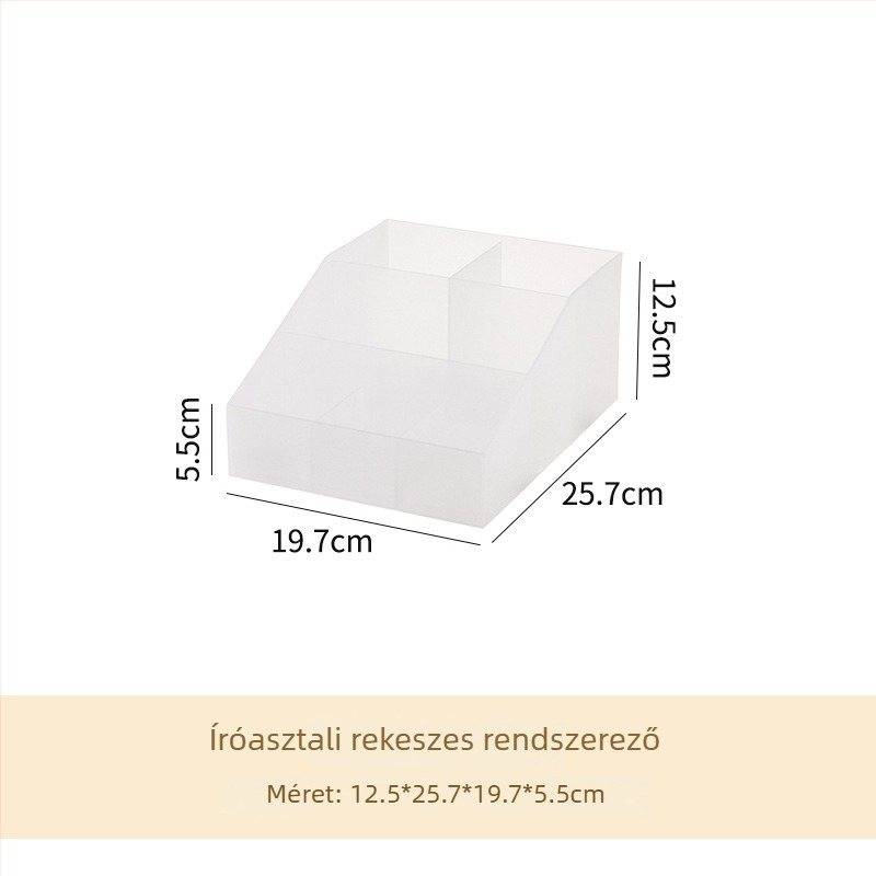 Asztali irodai rendező rekesz tollak, számlák és kozmetikumok számára