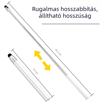 Visszahúzható kapacitív érintő stylus érintőképernyőkhöz és elektronikus fehér táblához, online órákhoz