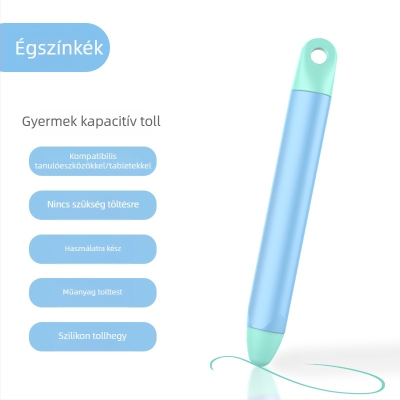 Visszahúzható kapacitív érintő stylus érintőképernyőkhöz és elektronikus fehér táblához, online órákhoz