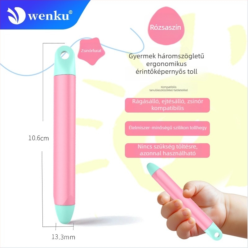 Visszahúzható kapacitív érintő stylus érintőképernyőkhöz és elektronikus fehér táblához, online órákhoz