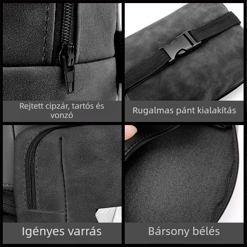Plüss velúr autózsebkendő-tartó, hátsó ülésre rögzítve – belső kiegészítő