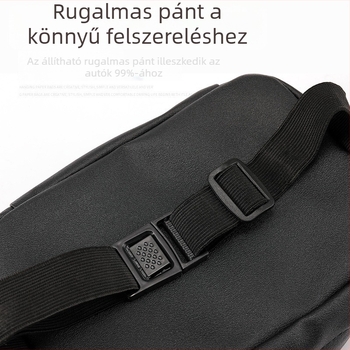 Bőr autó szalvétadoboz, akasztós, multifunkcionális, belső autó kiegészítő