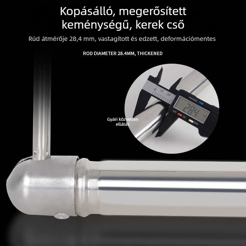 Erkélyre szánt teleszkópos ruhaszárító, láthatatlan, kihúzható, összecsukható, ágynemű és ruházat számára
