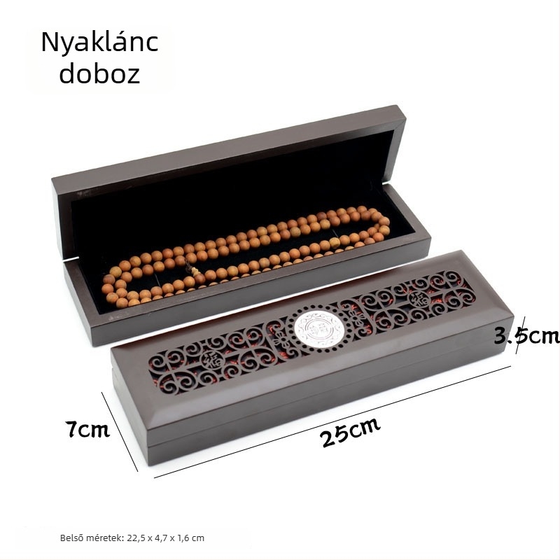 Hetian jade ékszer tároló doboz – ajándékdoboz, csomagolás ékszerekhez