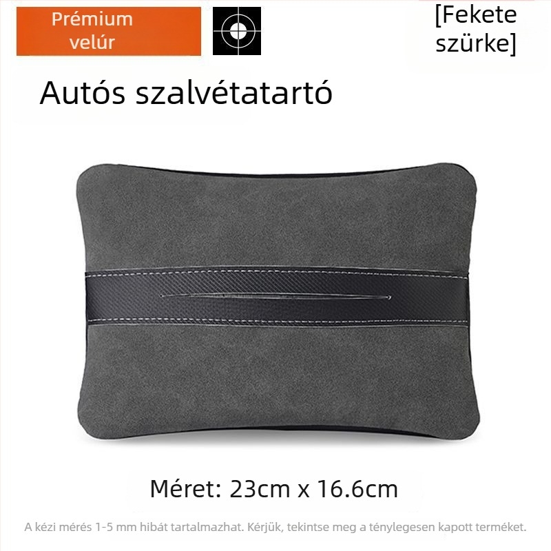 Autó szalvétatartó, függő kivitelben, belső luxus kiegészítő