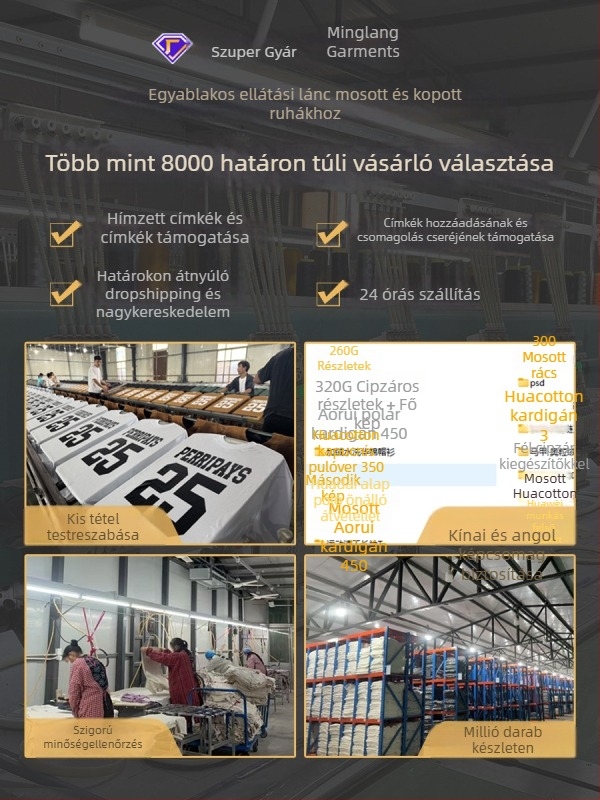 260 g/m² tömeggel, 100% pamut, férfi egyszínű laza szabású rövid ujjú póló