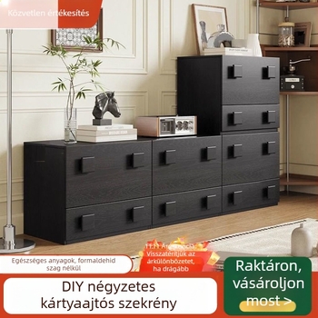 Kis alapterületű retro tároló szekrény televíziósállvánnyal, levehető éjjeliszekrénnyel és ajtós tárolóval