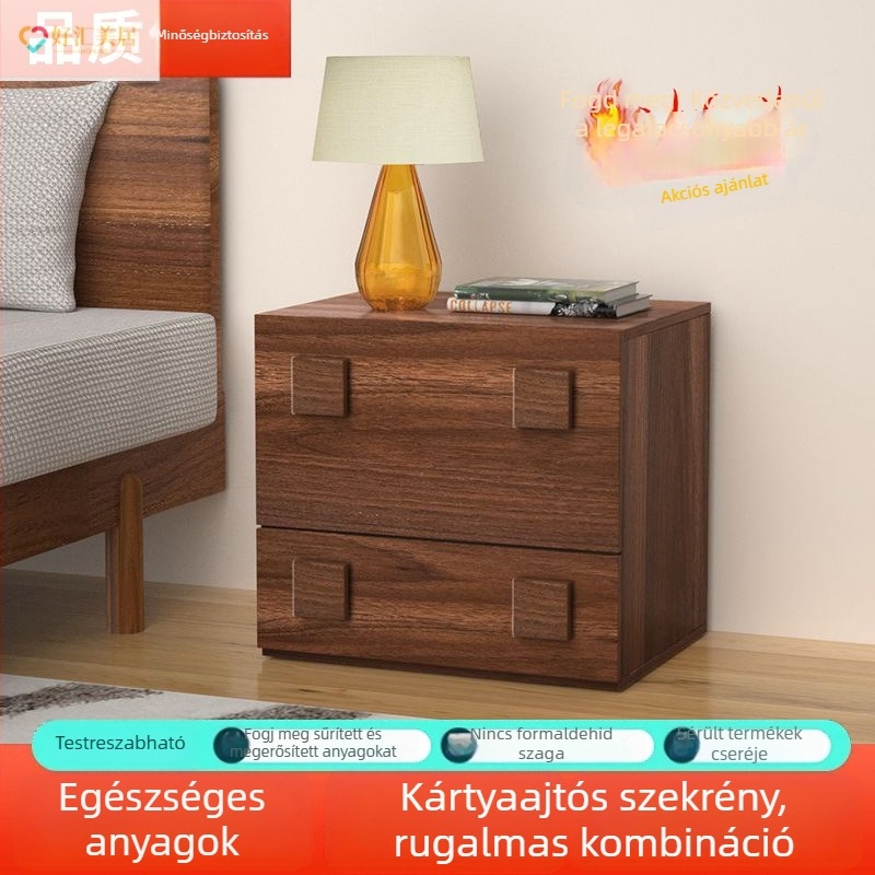 Kis alapterületű retro tároló szekrény televíziósállvánnyal, levehető éjjeliszekrénnyel és ajtós tárolóval