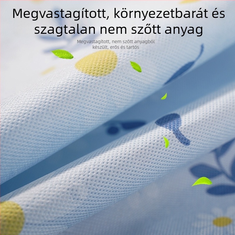 Zárható tároló zacskók ruhákhoz és paplanokhoz, nem szőtt anyagból, nagy kapacitású