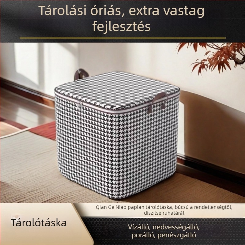 Zárható tároló zacskók ruhákhoz és paplanokhoz, nem szőtt anyagból, nagy kapacitású