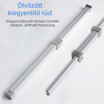 Szekrényekhez készült pneumatikus felnyitható ajtó támogatás – függőleges nyitás