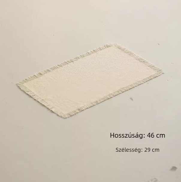 Zen ihletésű kínai stílusú vízálló teás asztali alátét, hosszú textil futó