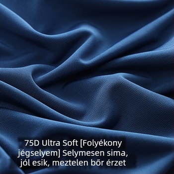 Férfi ice silk mellény, széles vállú, nyári hűs, vékony alapréteg, varratmentes, V-nyakú, ujjatlan